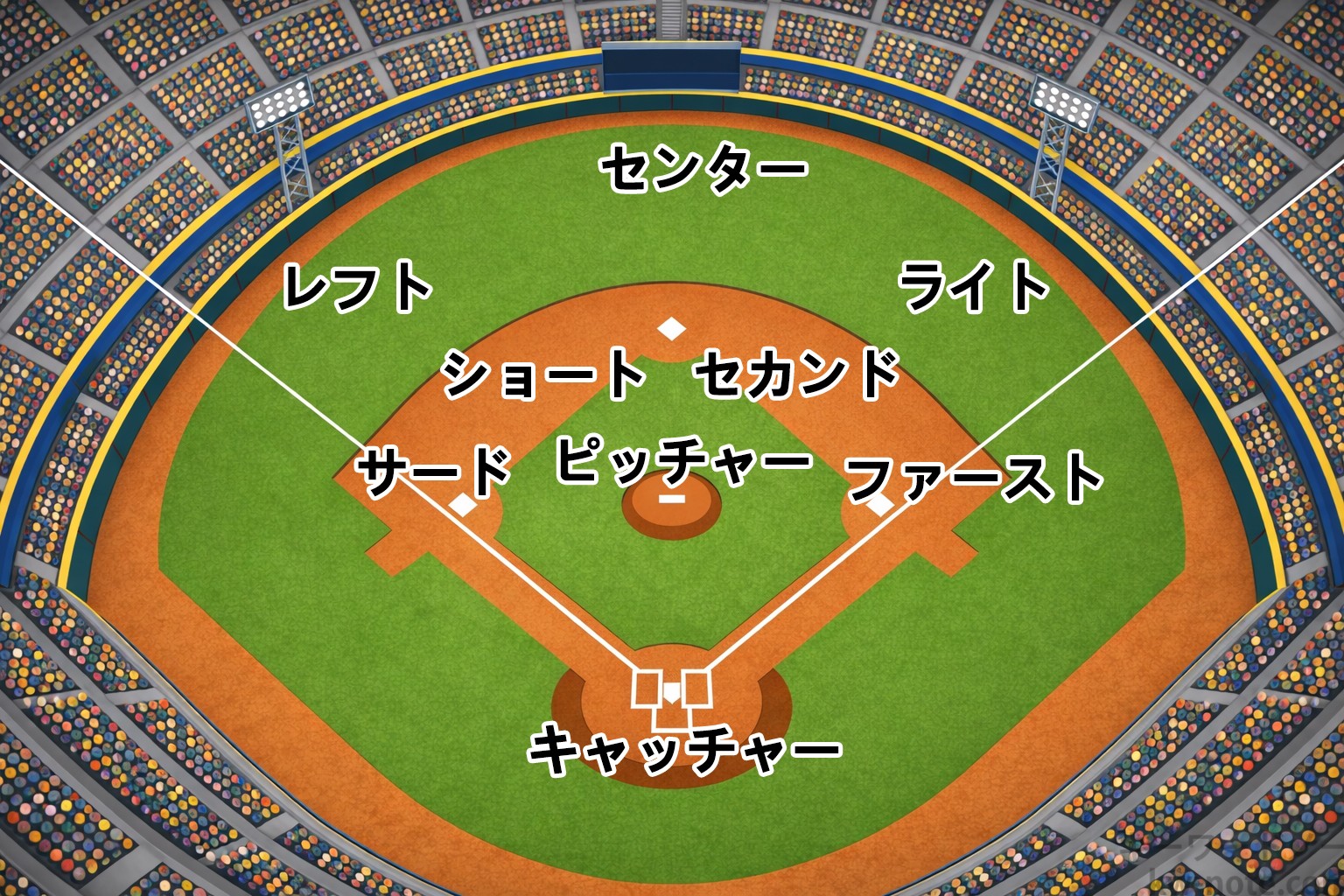 野球の守備位置と名前