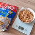「シスコーン」(フロスト)のグラムごとの食べる量目安と牛乳・ヨーグルト・豆乳をかけた時の栄養成分まとめ